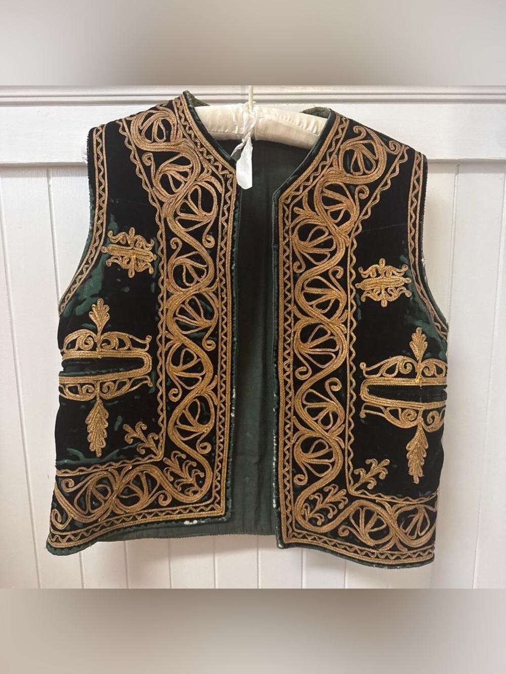 Vintage Ottoman Turkish Velvet Vest